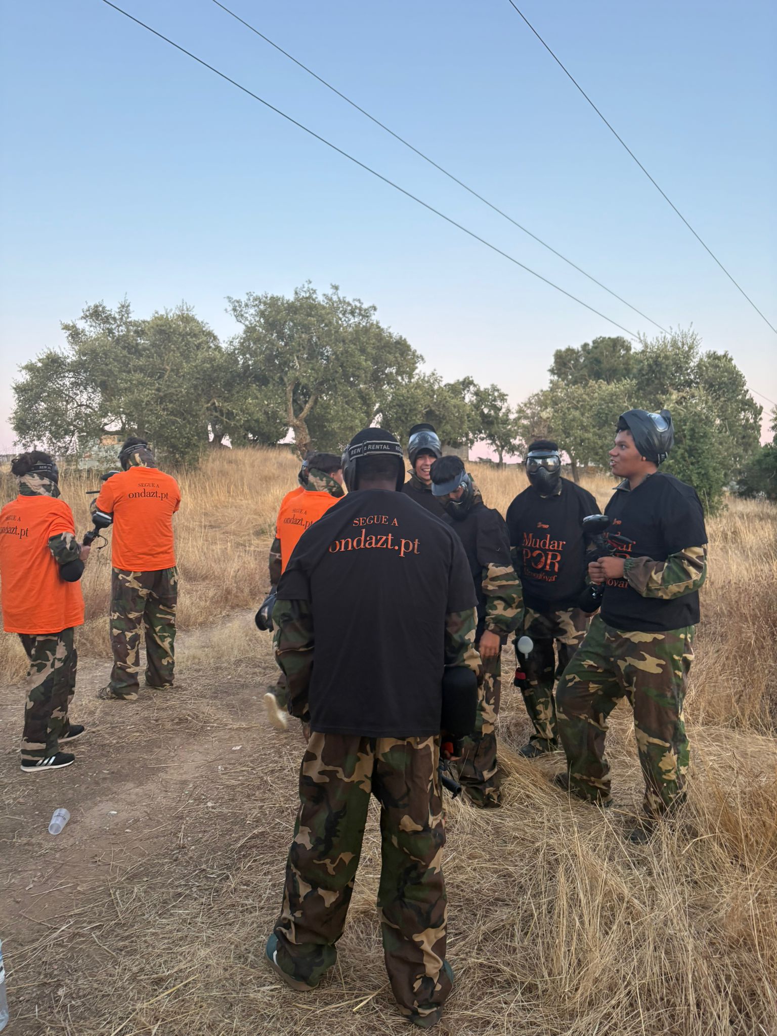 Paintball Day Almodôvar - Participantes em ação